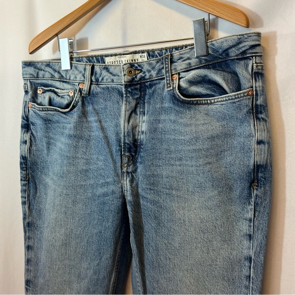 Topman Men’s Light Wash Stretch Skinny Fit Denim Jeans Pants - Picture 5 of 8